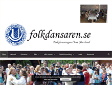 Tablet Screenshot of folkdansaren.se